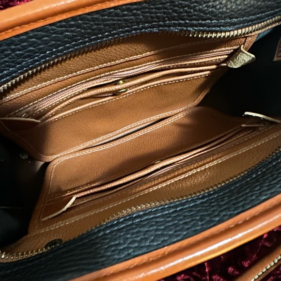 Dooney & Bourke Black and Brown Satchel - Picture 9 of 12